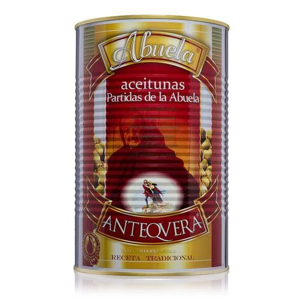 Aceitunas partidas aliñadas artesanas Chicón Lebrón tarro cristal 900g variedad ocal Antequera Málaga