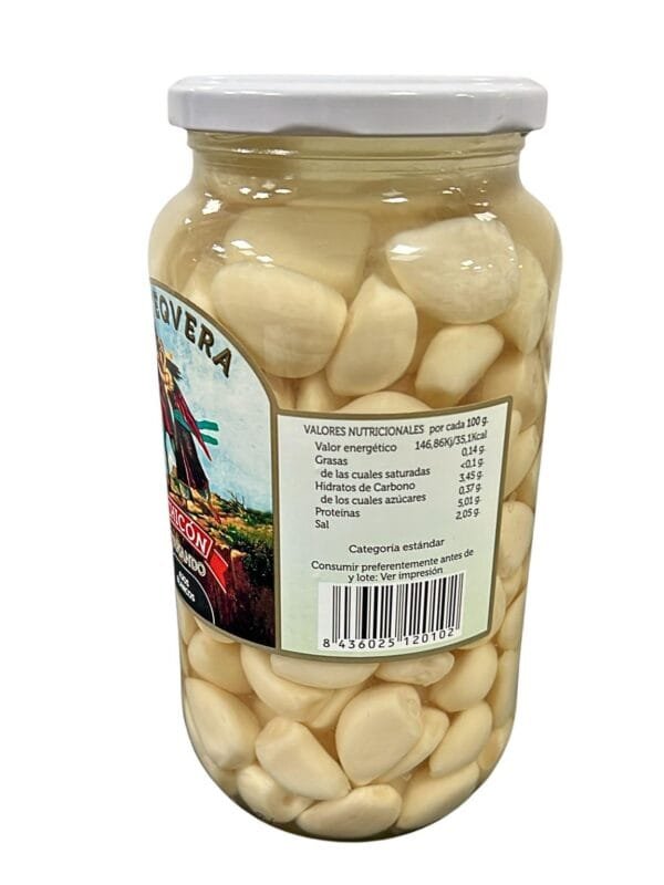 Ajos Blancos Pelados en Conserva - Chicón Lebrón