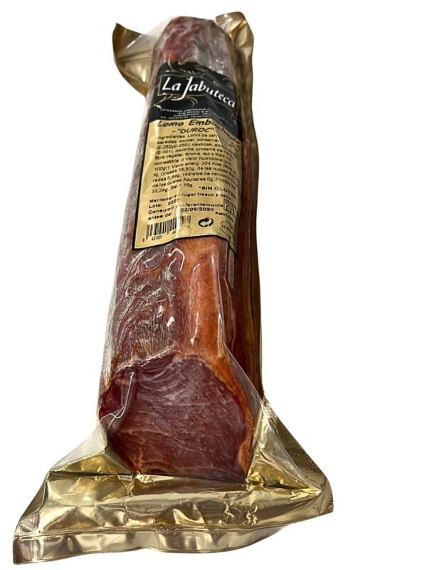 Tabla de embutidos ibéricos con caña de lomo Duroc La Jabuteca tradición Jabugo Sevilla