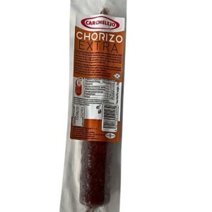 Chorizo Extra Sarta Dulce - Carchelejo-1 Chorizo ibérico extra cular Carchelejo pieza entera 500g Sierra Mágina Jaén