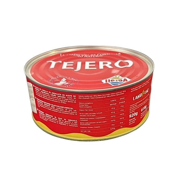 Filetes de Caballa de Andalucía en Aceite de Girasol - Tejero