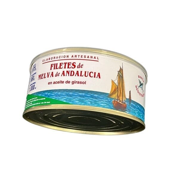 Ensalada con melva de Andalucía en aceite de girasol La Tarifeña pimientos asados Estrecho Gibraltar