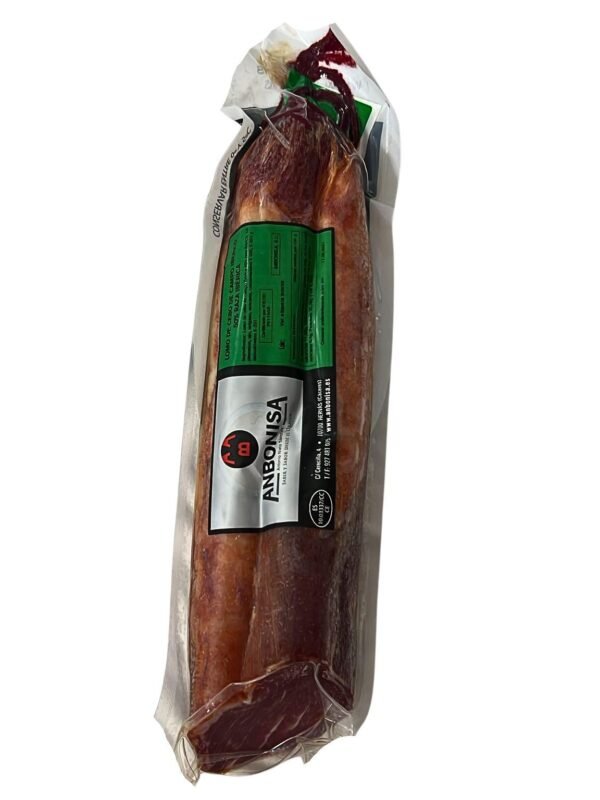 Corte de lomo ibérico cebo de campo Anbonisa vetas grasa infiltrada