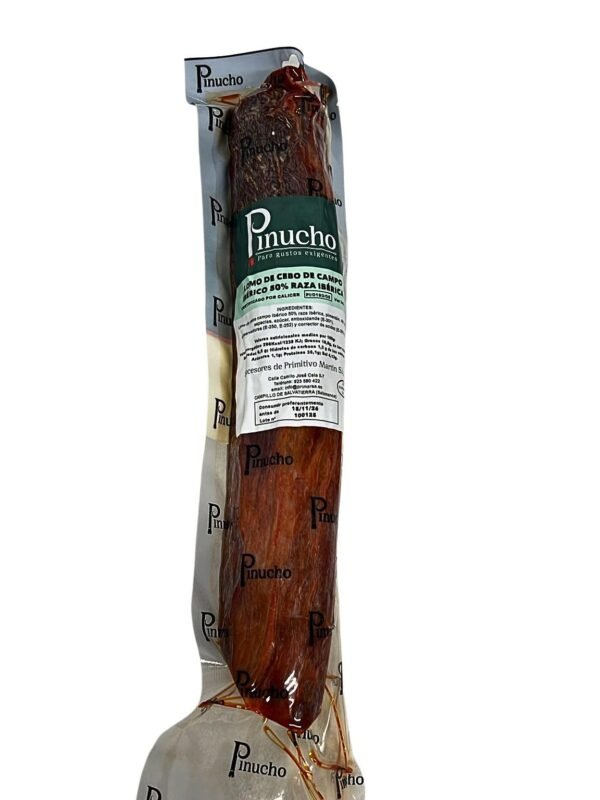 Corte de lomo ibérico cebo de campo Pinucho grasa infiltrada