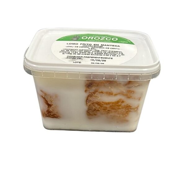 Textura jugosa lomo en manteca blanca sin pimentón Arriate