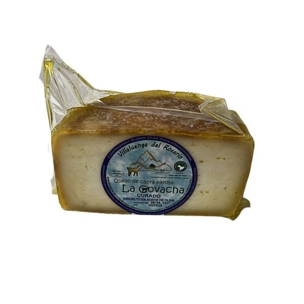 Queso Curado de Cabra Payoya en Aceite de Oliva - La Covacha