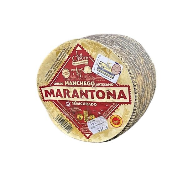 Queso Manchego Artesano Semicurado D.O.P. - Marantona