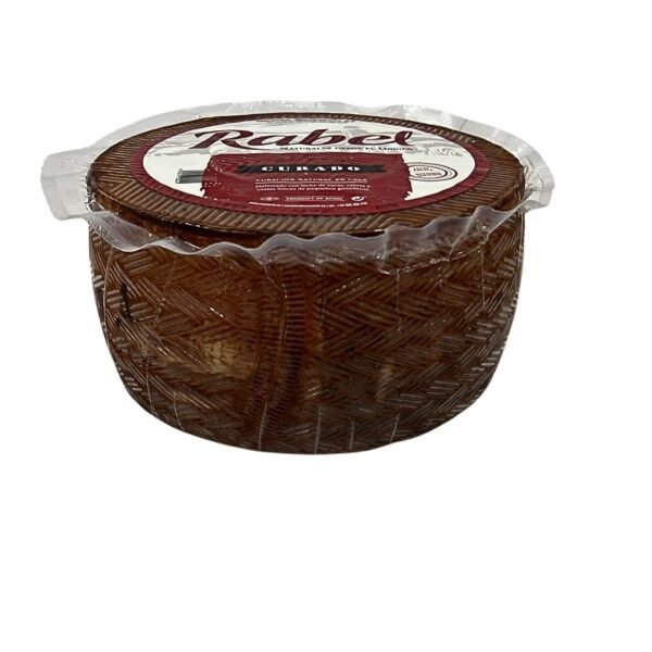 Queso Mezcla Curado - Rabel-2 Corte de queso mezcla curado Rabel pasta amarilla anaranjada