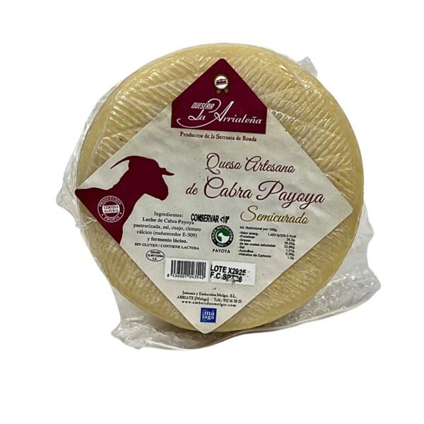 Queso Semicurado de Cabra Payoya - La Arriateña-1 Queso Semicurado de Cabra Payoya - La Arriateña