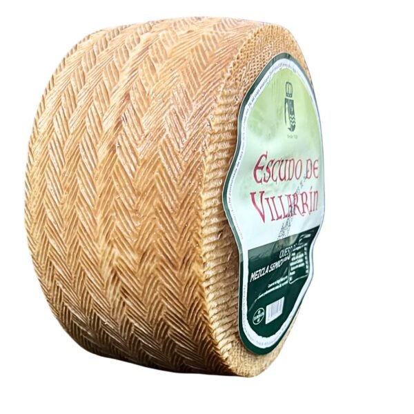 Queso Semicurado de Mezcla - El Escudo de Villarrín-1 Queso mezcla semicurado Escudo de Villarrín pieza entera
