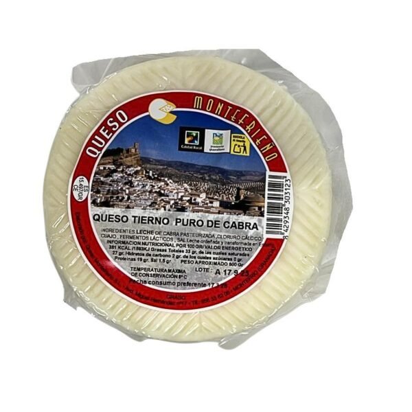 Queso tierno puro cabra artesano Montefrío Granada sin conservantes