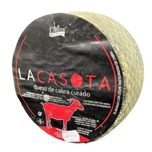 Queso de cabra curado artesano La Casota pieza entera corteza blanca La Solana Ciudad Real