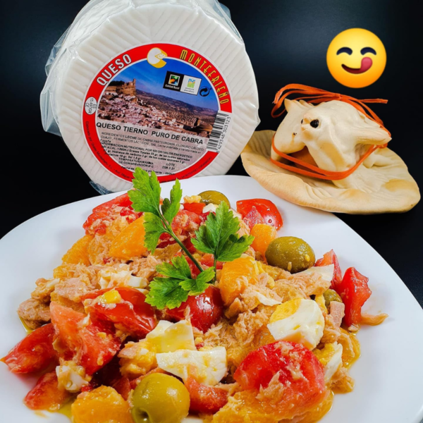 Queso tierno puro cabra artesano Montefrío Granada sin conservantes