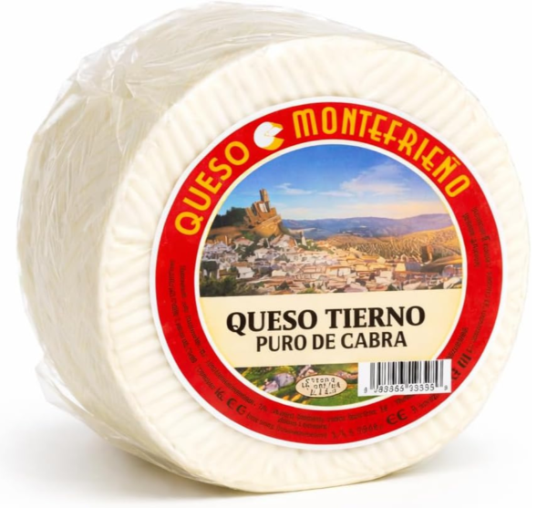 Queso tierno puro cabra artesano Montefrío Granada sin conservantes