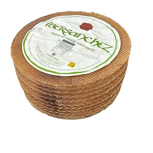 Queso de Mezcla Madurado - Ibersánchez-2 Corte de queso de mezcla madurado tres leches textura firme