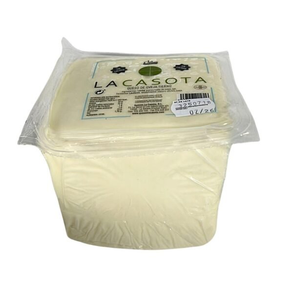 Queso de Oveja Tierno Sin Lactosa - La Casota