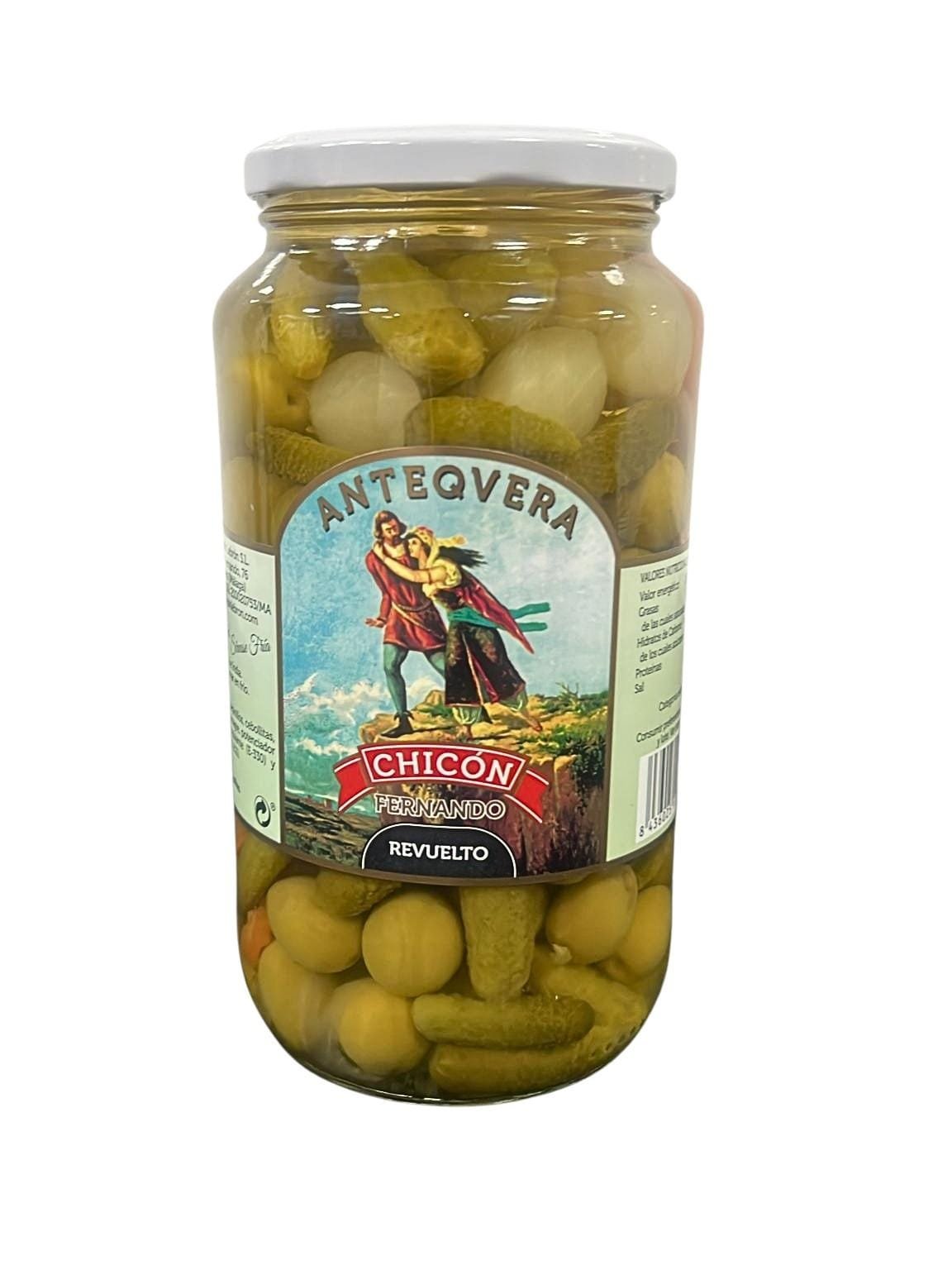 Aceitunas artesanas Chicón Lebrón de Antequera, aliño tradicional