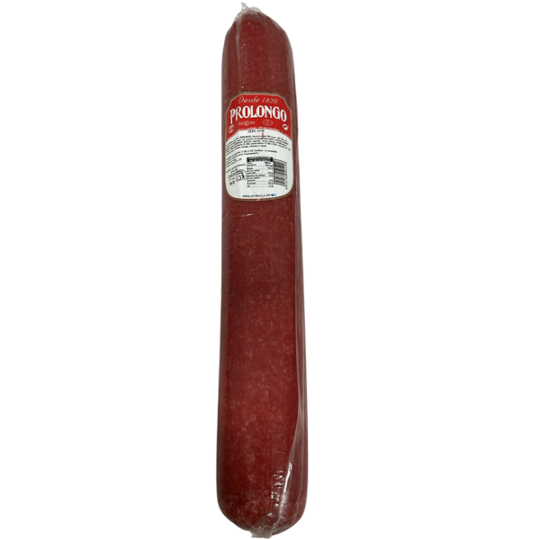Salami extra ahumado Prolongo pieza entera aspecto liso