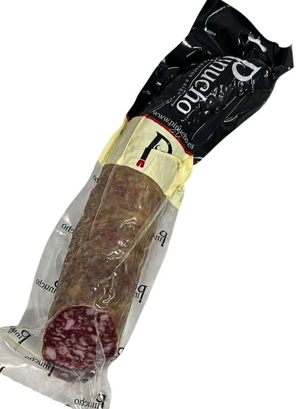 Salchichón extra ibérico de bellota Pinucho pieza entera D.O. Guijuelo Salamanca curación natural