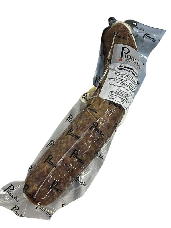 Tabla de embutidos ibéricos de bellota con salchichón extra Pinucho Guijuelo Salamanca