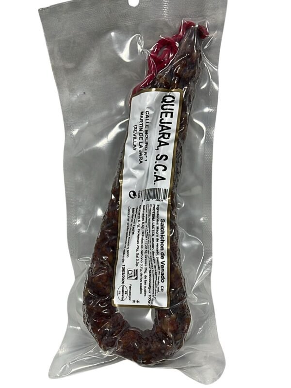 Salchichón de Venado (Ciervo) Curado - Quejara