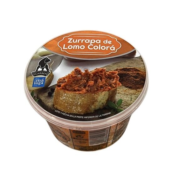 Zurrapa de Lomo Colorada - Icarben-1 Zurrapa de lomo colorá artesana Icarben tarrina
