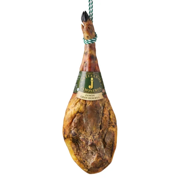 Artesanos jamoneros - jamón gran reserva - 1 Jamón Gran Reserva Artesanos Jamoneros pieza entera curado +18 meses cerdo blanco