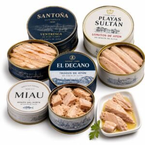 Atún Claro, Ventresca y Lomitos en Conserva