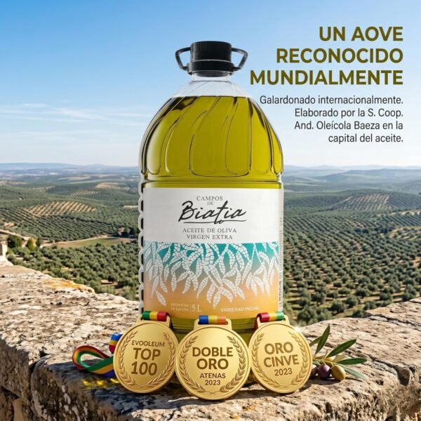 Aceite de Oliva Virgen Extra Picual · Campos de Biatia