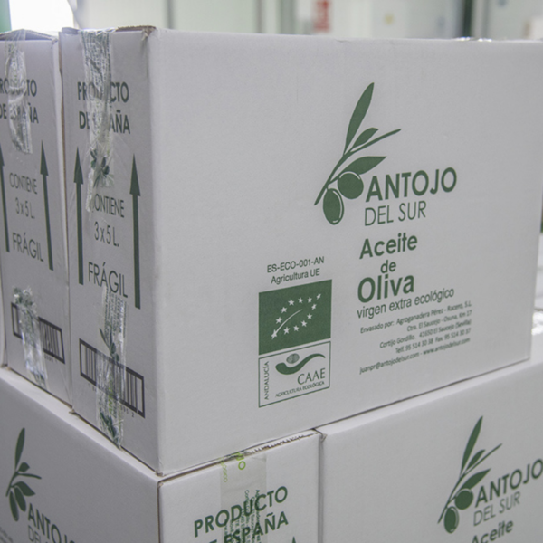 Aceite de Oliva Virgen Extra Ecológico · Antojo del Sur