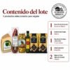 Contenido de la cesta gourmet con queso: seis unidades, incluidas dos bolsas de picos Obando